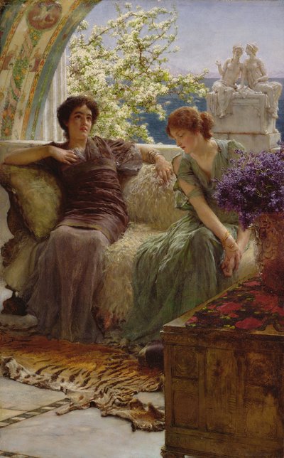 Unwelcome Confidence, 1895 by Lawrence Alma Tadema
